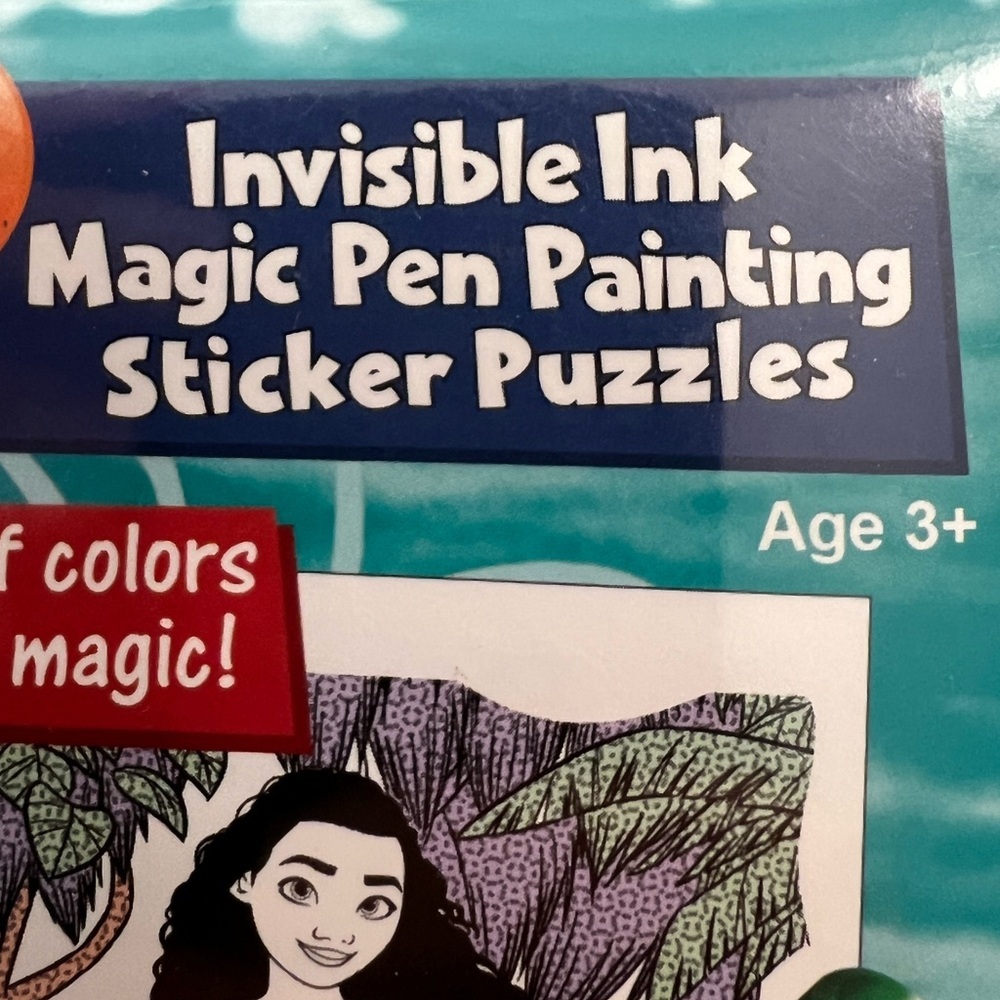 Disney Finding Dory Magic Pen Paint + Moana Invis Ink, Paint & Sticker Duo - Picture 6 of 10